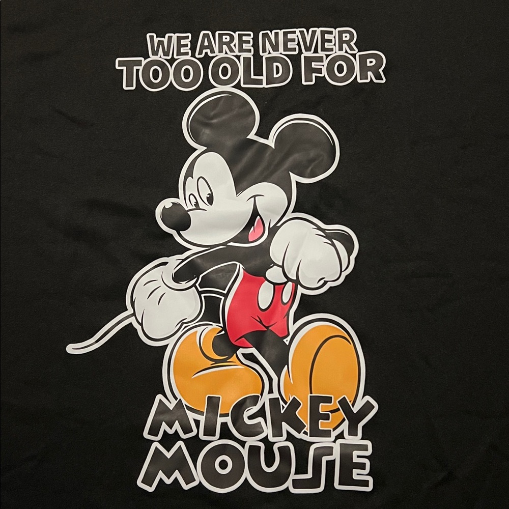 NWT - Disney Mickey Mouse Black Graphic T-Shirt